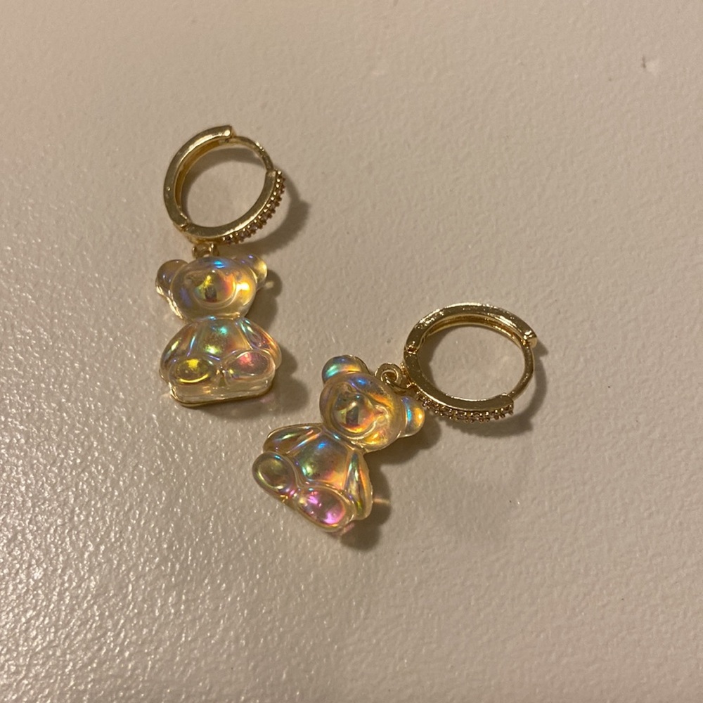 BNWT Bear Dangle Earrings